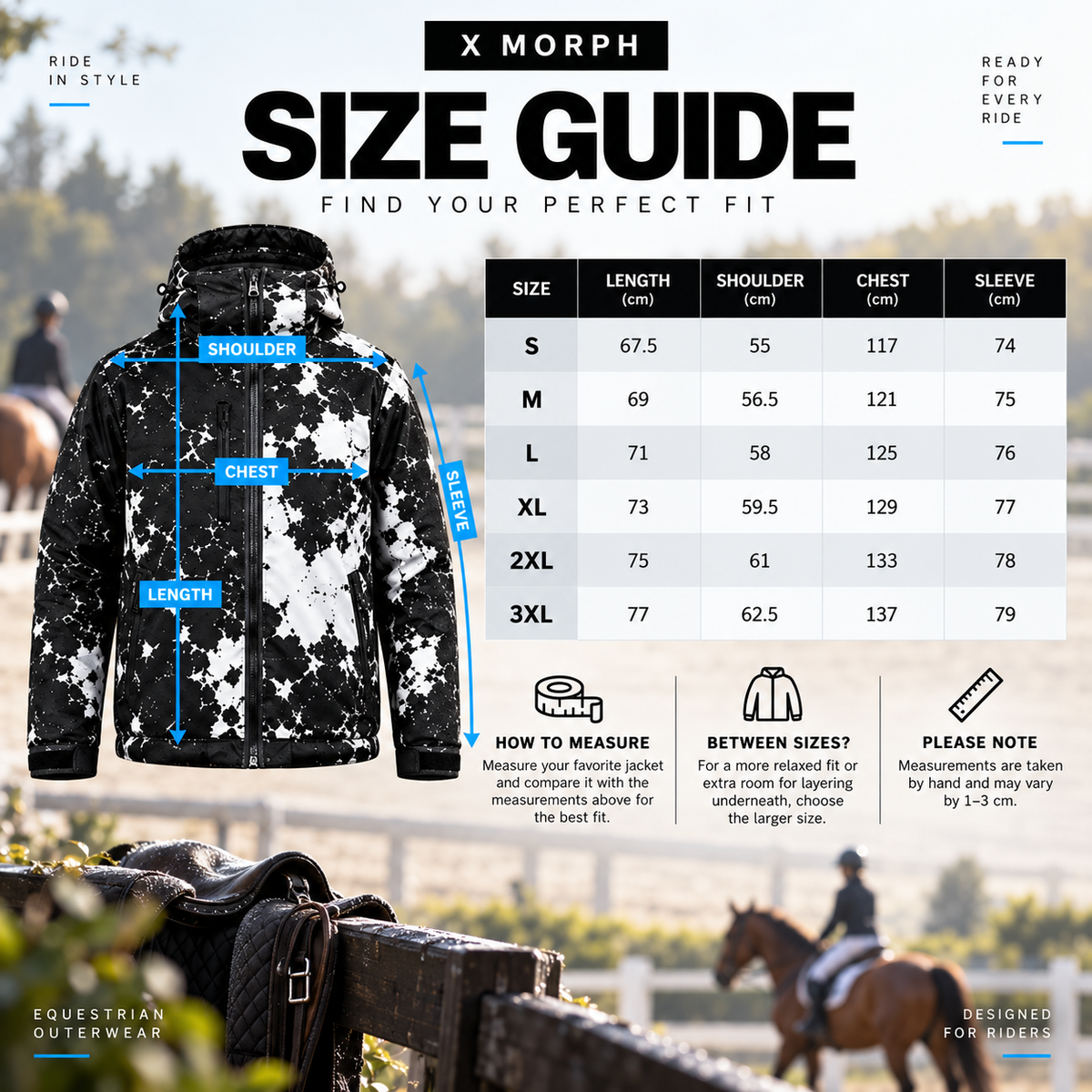 Water-Reactive Equestrian Jacket